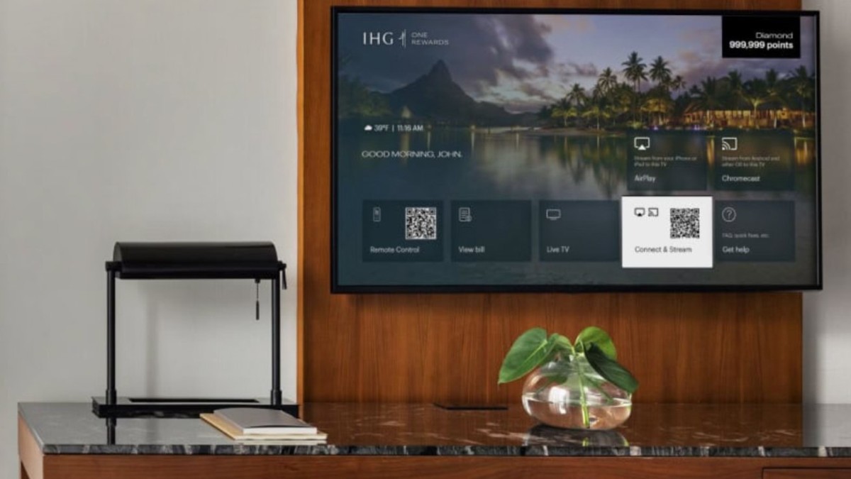  IHG Hotels & Resorts Introduces AirPlay-Compatible TVs Across North America