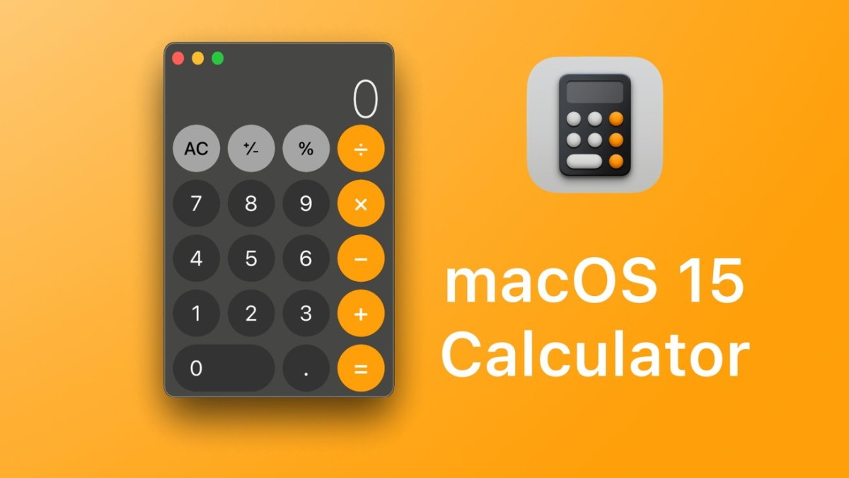 macOS 15 Calculator App to Undergo Major Revamp with Project GreyParrot