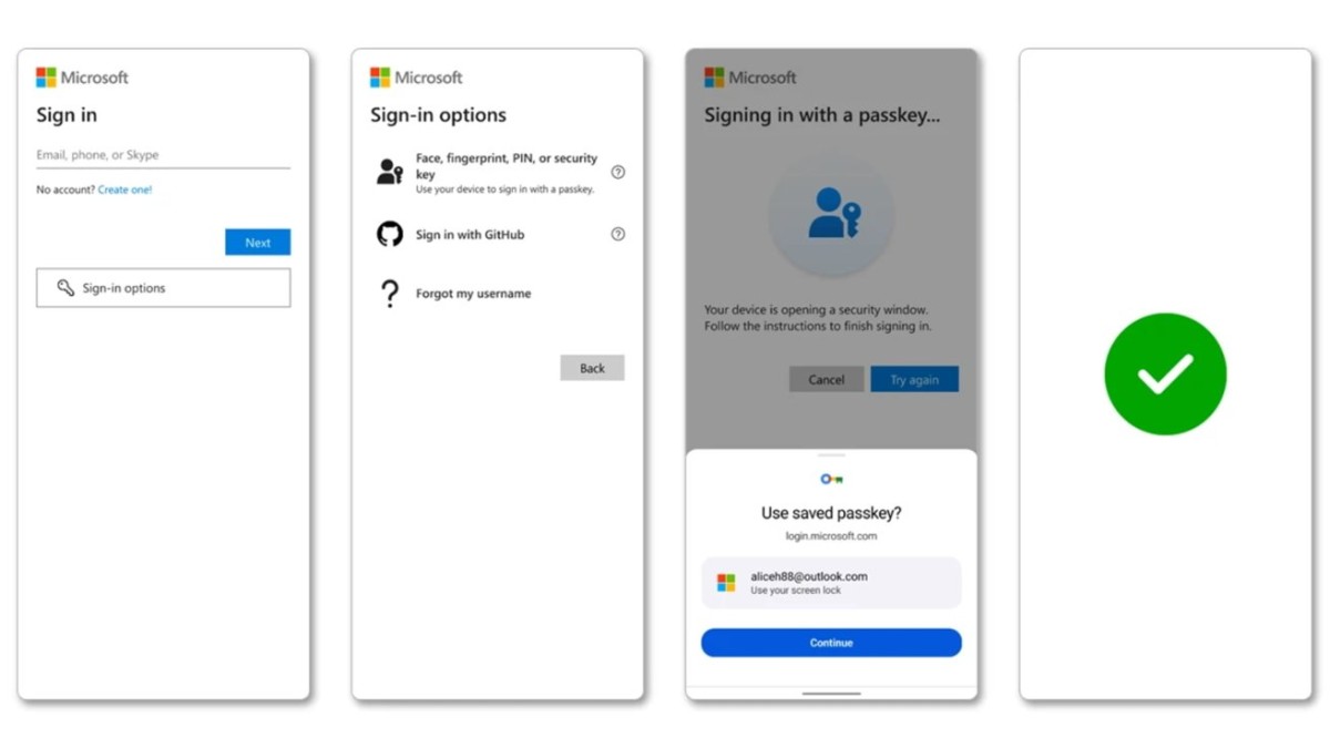 Microsoft Enhances Security with Passkey Support for All Consumer Accounts