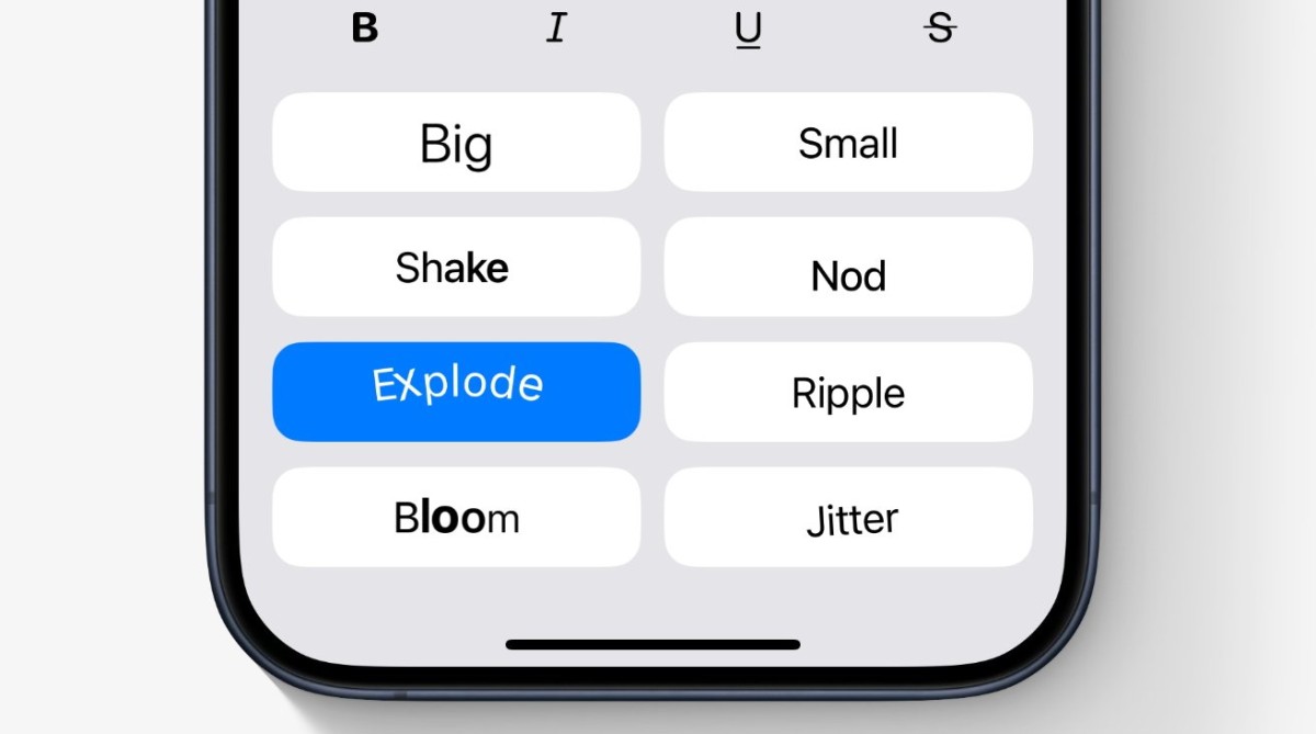 iOS 18 Introduces Fun Text Effects for Messages