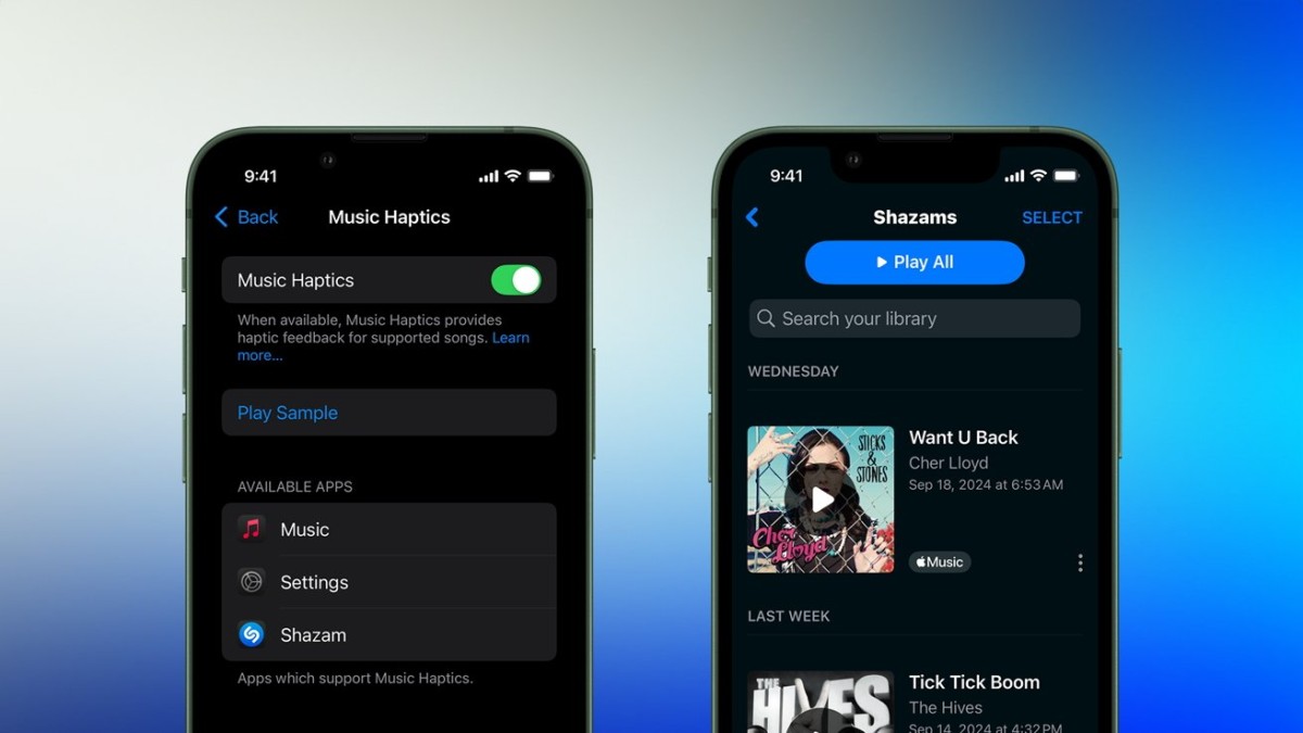 Shazam Integrates Music Haptics for iPhone Users with iOS 18 Update