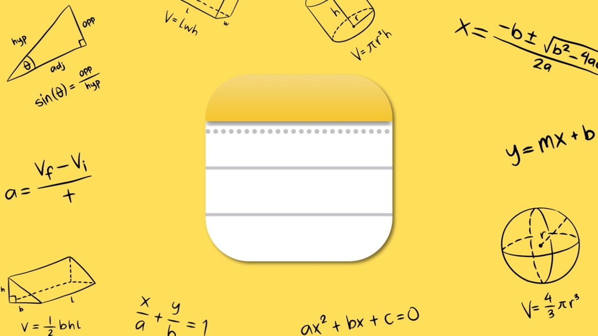 Apple Notes in iOS 18: Your Instant Equation Solver